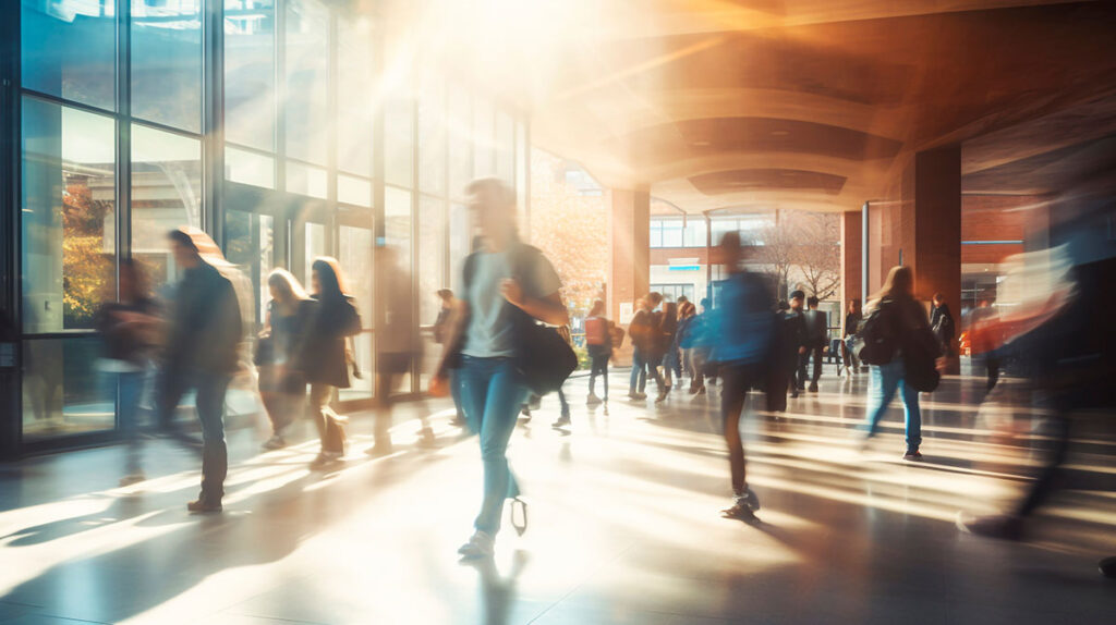 School hallway